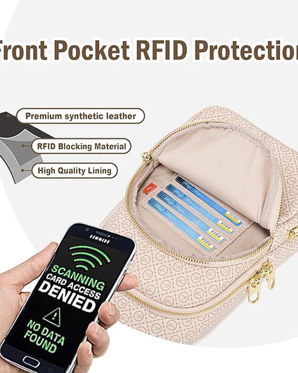 Anti Theft Crossbody Bags for Women Leather Sling Bag Cross Body Travel Purse Chest Bags Fanny Pack Gift Teen Girl