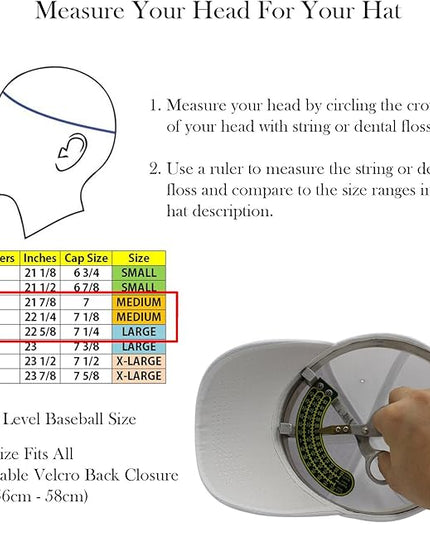 Top Level Baseball Cap Men Women - Classic Adjustable Plain Hat