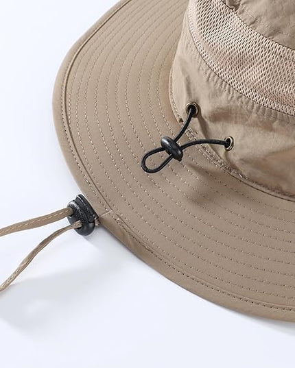 Home Prefer UPF 50+ Men's Sun Hat Wide Brim Bucket Hat UV Protection Hat for Mens Womens Beach Safari Gardening Golf Fishing