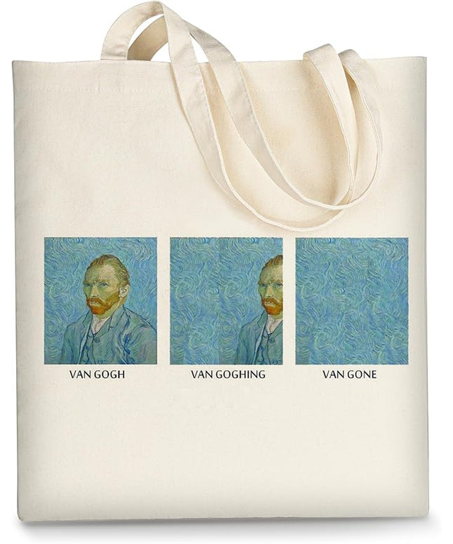 AUSVKAI Canvas Tote Bag for Women, Aesthetic Cute Grocery Grocery Reusable Cotton Gift Bag for Shooping Beach Trendy Gifts