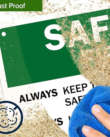 Safety First Always Keep The Gun Pointed In A Safe Direction Sign, 10x7 Inches, 55 mil thick HDPS (high density polystyrene), Made in USA by My Sign Center