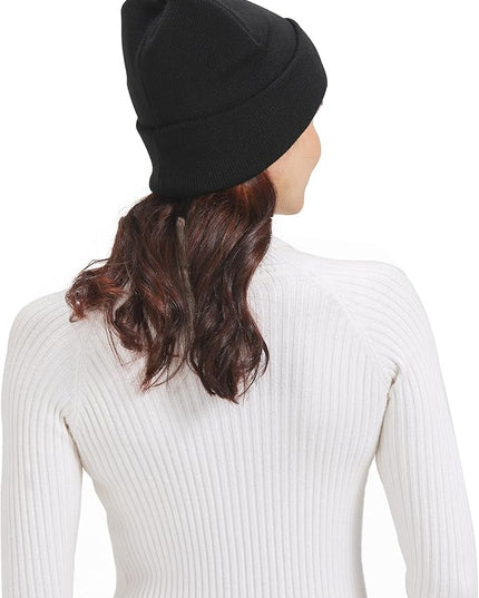 Zylioo Plus Size Fleece Lined Beanie Hat,2XL/XL/L/M/S Thermal Knitted Hat,Winter Warm Lined Snow Hats for Women Men