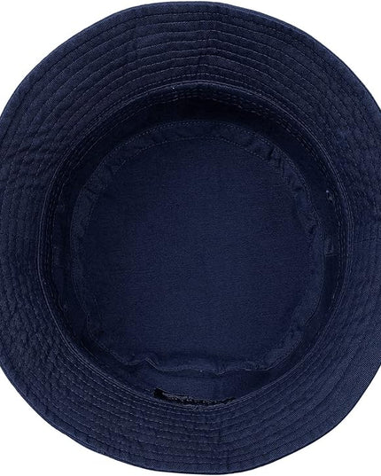 Falari Men Women Unisex Cotton Bucket Hat 100% Cotton Packable for Travel Fishing Hunting Summer Camp