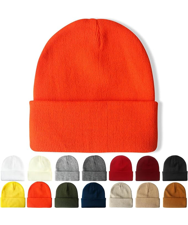 NPQQUAN Beanie for Men Women Winter Hats for Mens Beanie Cuffed Knit Beanies Skull Cap