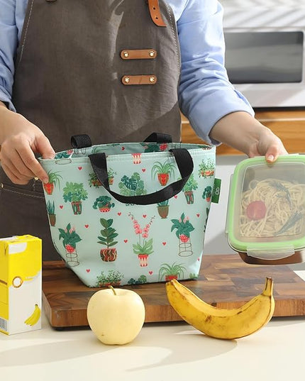 ECO CHIC Insulated Lunch Bag - Waterproof, Reusable Office Lunch Tote Bag for Women & Men - Durable Cooler in Cute Colorful Designs - Ideal for daily lunching