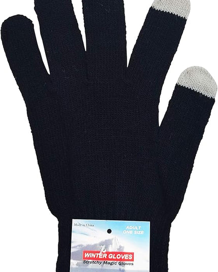 Wholesale Winter Gloves Beanies, Warm Thick Thermal Bulk Case Pack Unisex Men Women