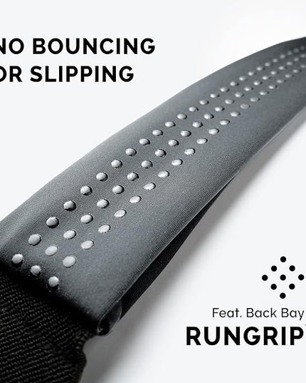 Back Bay Slim Running Belt for Women & Men [Fits ALL Phones], Runners Fanny Pack for Men, Money Belt, Running Gear Gift, Waist Bag Workout Gear, iPhone Runner's Phone Holder Waist Pack