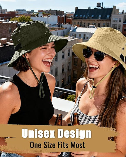 Cooling Sun Bucket Hat for Men Women Fishing Beach Safari Hats for Golf Hiking Hunting Outdoor UPF 50+