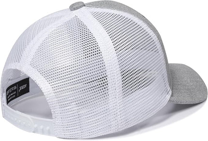 AURR American Flag Trucker Hat, Patriotic Baseball Cap for Men & Women, Breathable Mesh Adjustable Snapback, USA Flag Patch