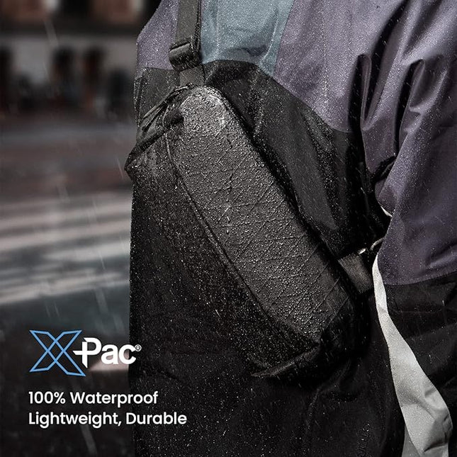 tomtoc Compact EDC Sling Bag 3L-10L, Minimalist Crossbody Bag Chest Shoulder Pack for Men Women, X-pac/Recycled Polyester