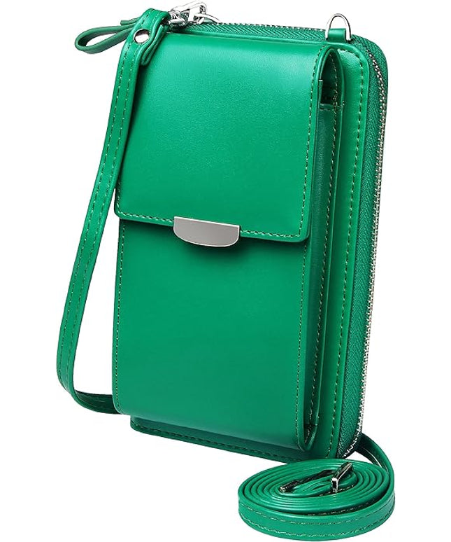 KUKOO Small Crossbody Bag Cell Phone Purse Wallet with Credit Card Slots for Women