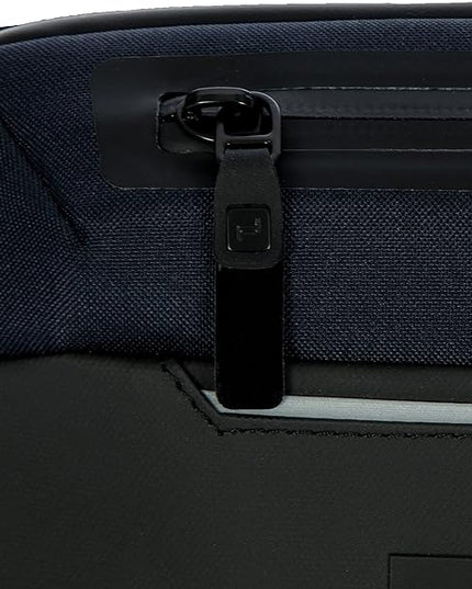 Porsche Design Urban Eco Belt Bag, Premium Crossbody Fanny Pack Made from Recycled Polyester with Zippered Compartments, Adjustable Belt and Car-Inspired Clasp for Everyday Use - Blue