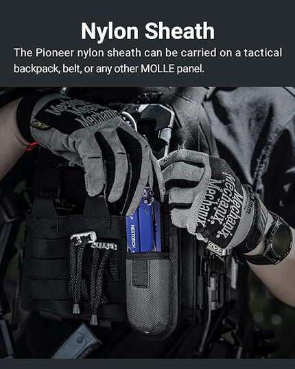 NEXTORCH PIONEER MT20 14-IN-1 Multi-tools Full-Size,Multi-tool Set with Scissors Needle Nose Pliers Pocket Clip Multi-tool for DIY Home Outdoors Everyday Carry Men Gift Color (BLUE with Glass Breaker)