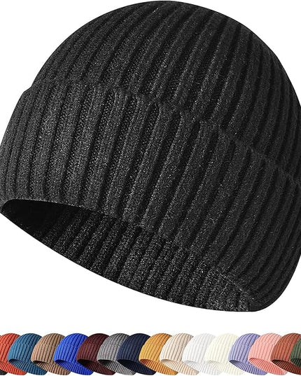 HiRui Knit Beanie for Men Women Kids, Winter Hats Warm Classic Daily Skull Caps