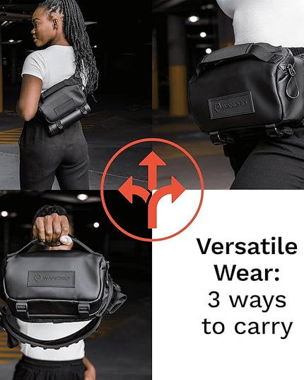 WANDRD ROGUE V1 3L Sling: Compact Camera Sling and Crossbody Bag with Fast Access, 3-Way Carry– Lightweight Everyday Bag Great for Travel, Photography, and Daily Use (Dallol Yellow)