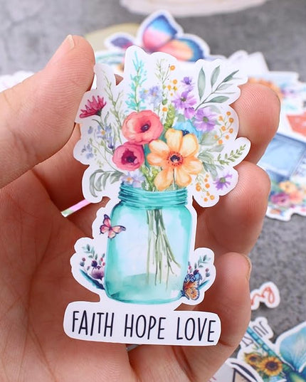Waterproof Inspirational Positive Mental Health Quotes Sticker Bundle 30pcs for Journal Crafts Scrapbook Planner Gift Waterbottle Personalized Decoration