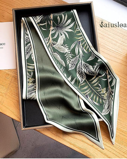 Purse Scarf For Handbags Head Scarves For Women's Hair Bags Scarfs Long Skinny Scarves Fashion Silky