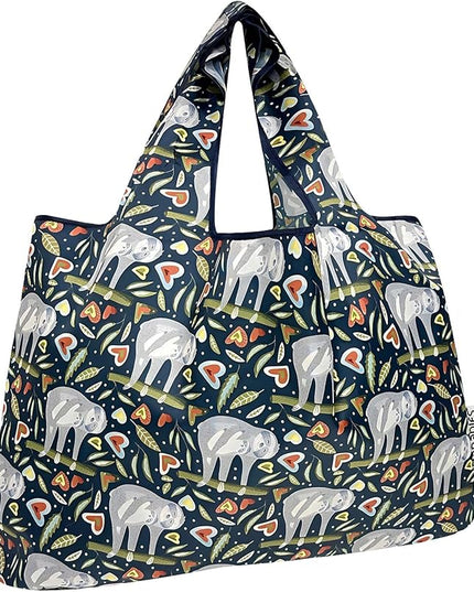 allydrew Large Foldable Tote Nylon Reusable Grocery Bags