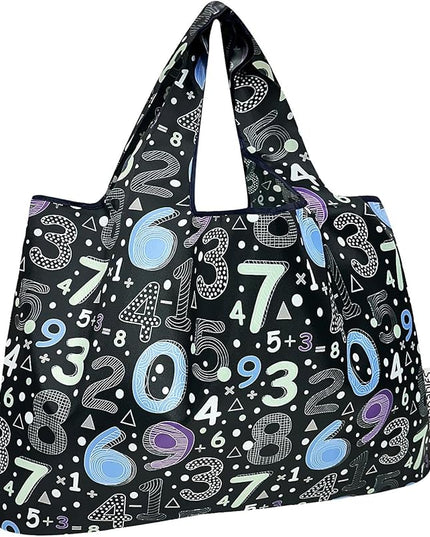 allydrew Large Foldable Tote Nylon Reusable Grocery Bags