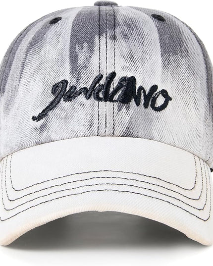 Trendy Unisex Graffiti Baseball Cap, Adjustable Cotton Baseball Cap for Men & Women, Athletic Streetwear Hat
