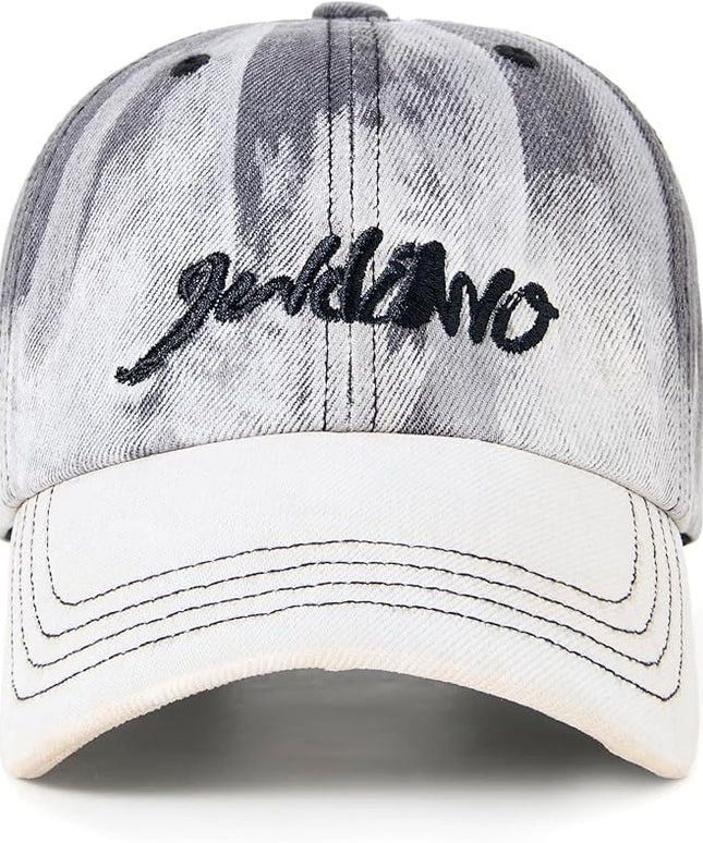 Trendy Unisex Graffiti Baseball Cap, Adjustable Cotton Baseball Cap for Men & Women, Athletic Streetwear Hat