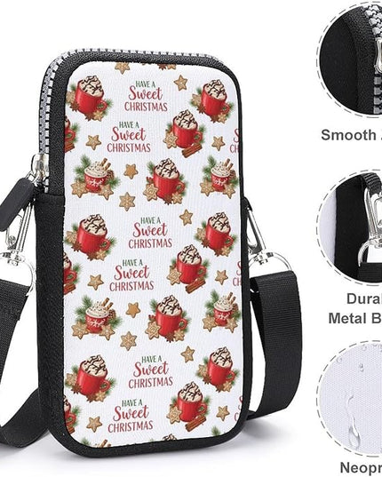 Small Crossbody Bags for Men, Cool Lightweight Sling Phone Pouch, Slim Cell Phone Purses