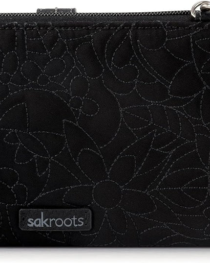 Sakroots Artist Circle Smartphone Crossbody in Coated Canvas, Detachable Wristlet Strap
