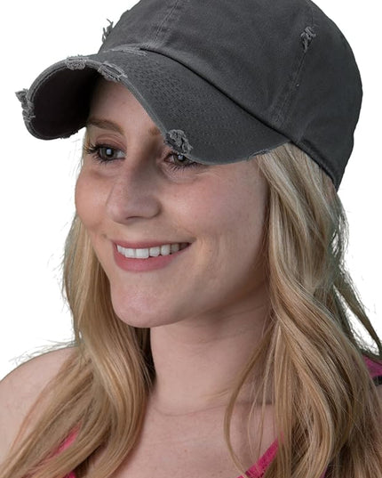 Funky Junque Distressed Baseball Cap