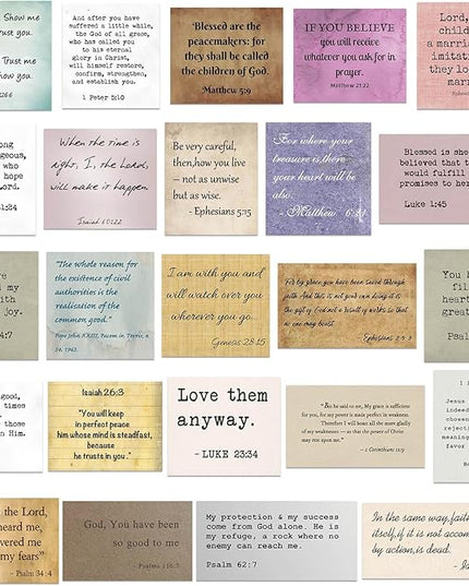 60PCS Bible Verse Stickers: Inspirational Christian Stickers for Women, Men, Teens - Perfect for Water Bottle, Laptop, Bible