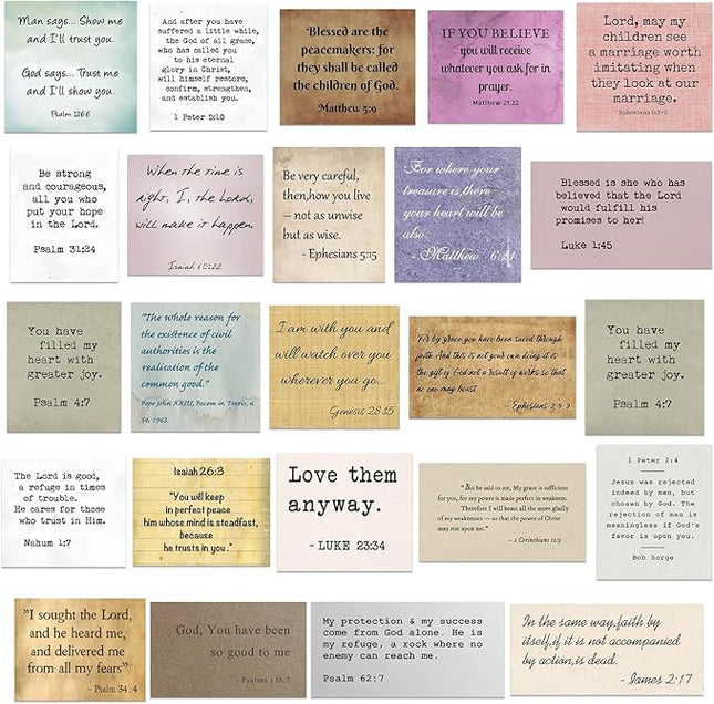 60PCS Bible Verse Stickers: Inspirational Christian Stickers for Women, Men, Teens - Perfect for Water Bottle, Laptop, Bible