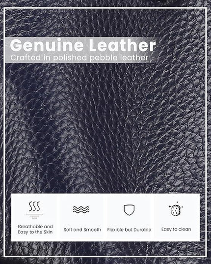 befen Genuine Leather Small Crossbody Bags for Women, Cell Phone Cross body Purse Bag with RFID Blocking Card Slots