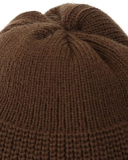 UNDERCONTROL Winter Trawler Fisherman Beanie Men Women Unisex Stylish Plain Docker Skull Hat Roll up Watch Cap Color Pack