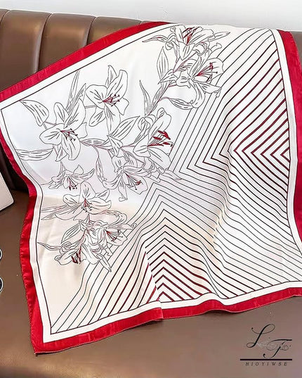 Satin Bandanas Head Scarf For Women Hair Scarves Accessories Lightweight Fashion Wrap Neck Silk Sleeping Headscarf