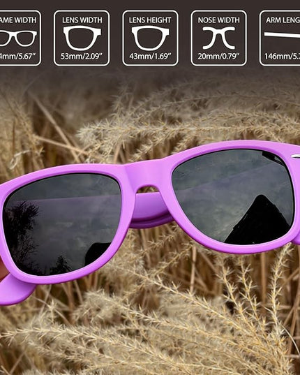 Joopin Square Sunglasses Polarized UV Protection Trendy Designer Sun Glasses Men Women