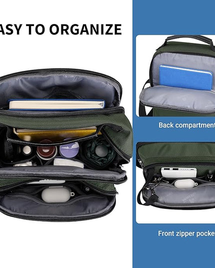 WITZMAN Crossbody Bags for Men Travel Shoulder Bag Lightweight Man Purse Small Casual Messenger Bag for Work Traveling