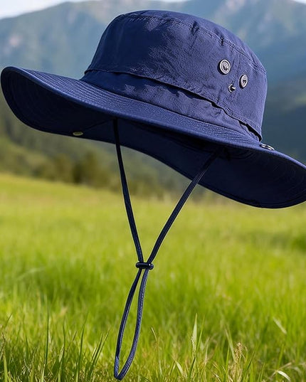 PLCWSCFV Plus Size XL XXL Sun Hats for Men Bucket Boonie UV Protection UPF50+ Waterproof Wide Brim Foldable Fishing Beach