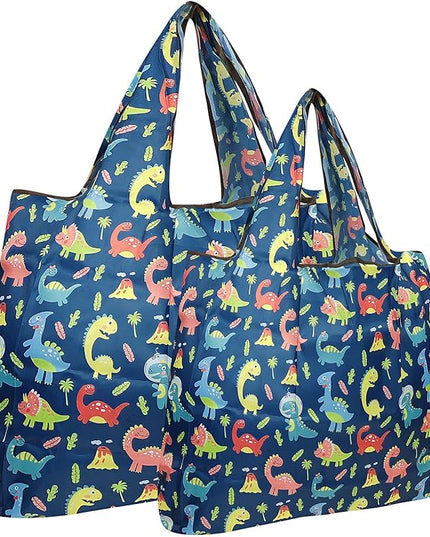 allydrew Large Foldable Tote Nylon Reusable Grocery Bags
