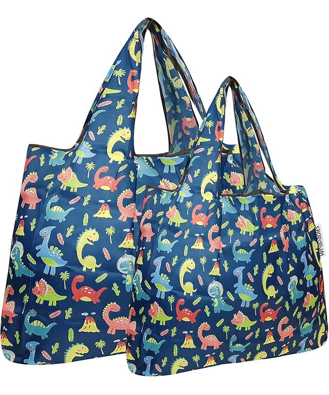 allydrew Large Foldable Tote Nylon Reusable Grocery Bags