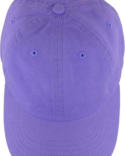 Gelante Baseball Cap Dad Hat 100% Cotton Polo Style Plain Blank Adjustable Size.