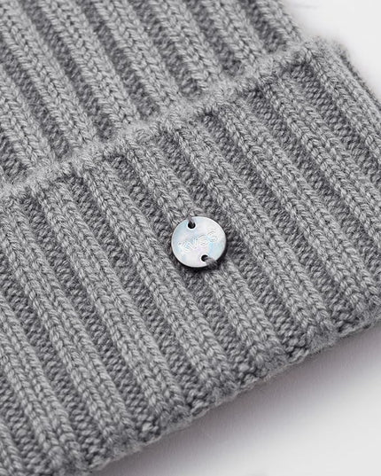 KVSS 100% Pure Cashmere Beanie for Women & Men Knit Winter Hat Cuff Rib Cap | Luxury from Inner Mongolia