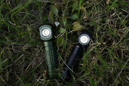 Manker E02 III Everyday-Carry Flashlight, USB-C Rechargeable 10440 / AAA Flashlight, Pocket EDC Flashlight with Magnetic Tail, Reversible Clip (560 Lumens 6500K Cool White, Army Green)