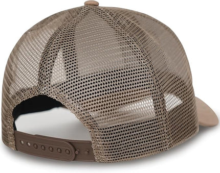 Animal Trucker Hats Leather Pattern Adjustable Snapback Mesh Animal Baseball Cap for Men