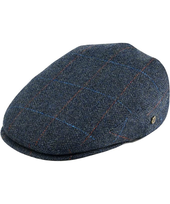 VOBOOM Men's Herringbone Flat Ivy Newsboy Hat Wool Blend Gatsby Cabbie Cap
