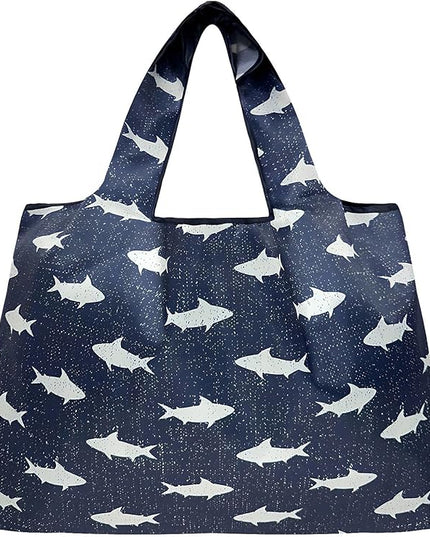 allydrew Large Foldable Tote Nylon Reusable Grocery Bags