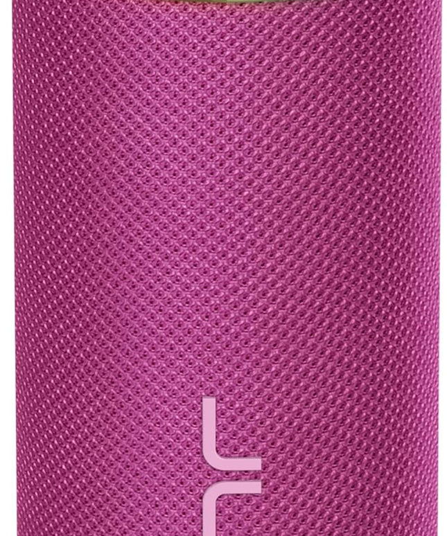JLab Go Party Portable Bluetooth Speaker, Mulberry, 10 Watts of Power, 16+ Hours of Playtime, IP56 Waterproofing, Customizable RGB LED Lighting, Lab Sync Up to 100 Speakers, Custom Sound in-App