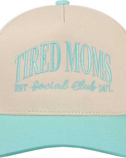 MIRMARU Two-Tone Vintage Canvas Trucker Hats for Men & Women, Adjustable Size Baseball Caps with Trendy Embroidered Design