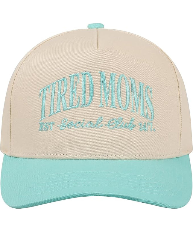 MIRMARU Two-Tone Vintage Canvas Trucker Hats for Men & Women, Adjustable Size Baseball Caps with Trendy Embroidered Design