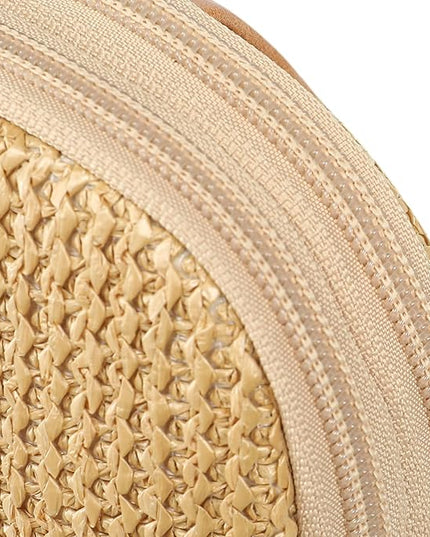 INICAT Faux Straw Crossbody Bags Beach Gifts Valentines Day Her Cruise Ship Essentials Women Summer Small Sling Purses