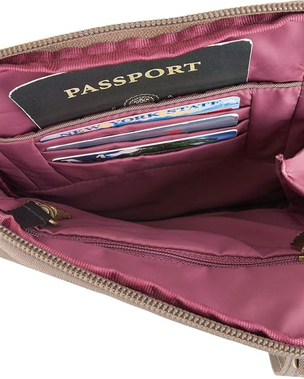 Travelon Anti-Theft Signature Quilted Slim Pouch