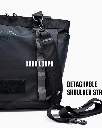 Utility Tote 15L, Over Shoulder & Crossbody Carry, Water Repellent, Full Zip, Laptop Sleeve